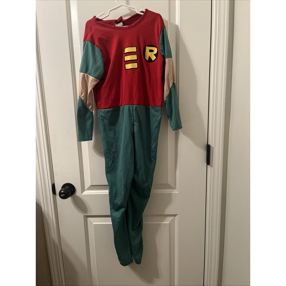 Rubies Teen Titans Go Robin Boys Halloween Costume Jumpsuit Size M Multi-Color